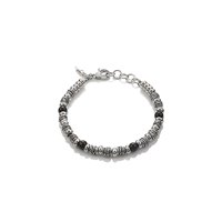 Pulsera Giovanni Raspini Hombre Bond in Plata Onice 10696